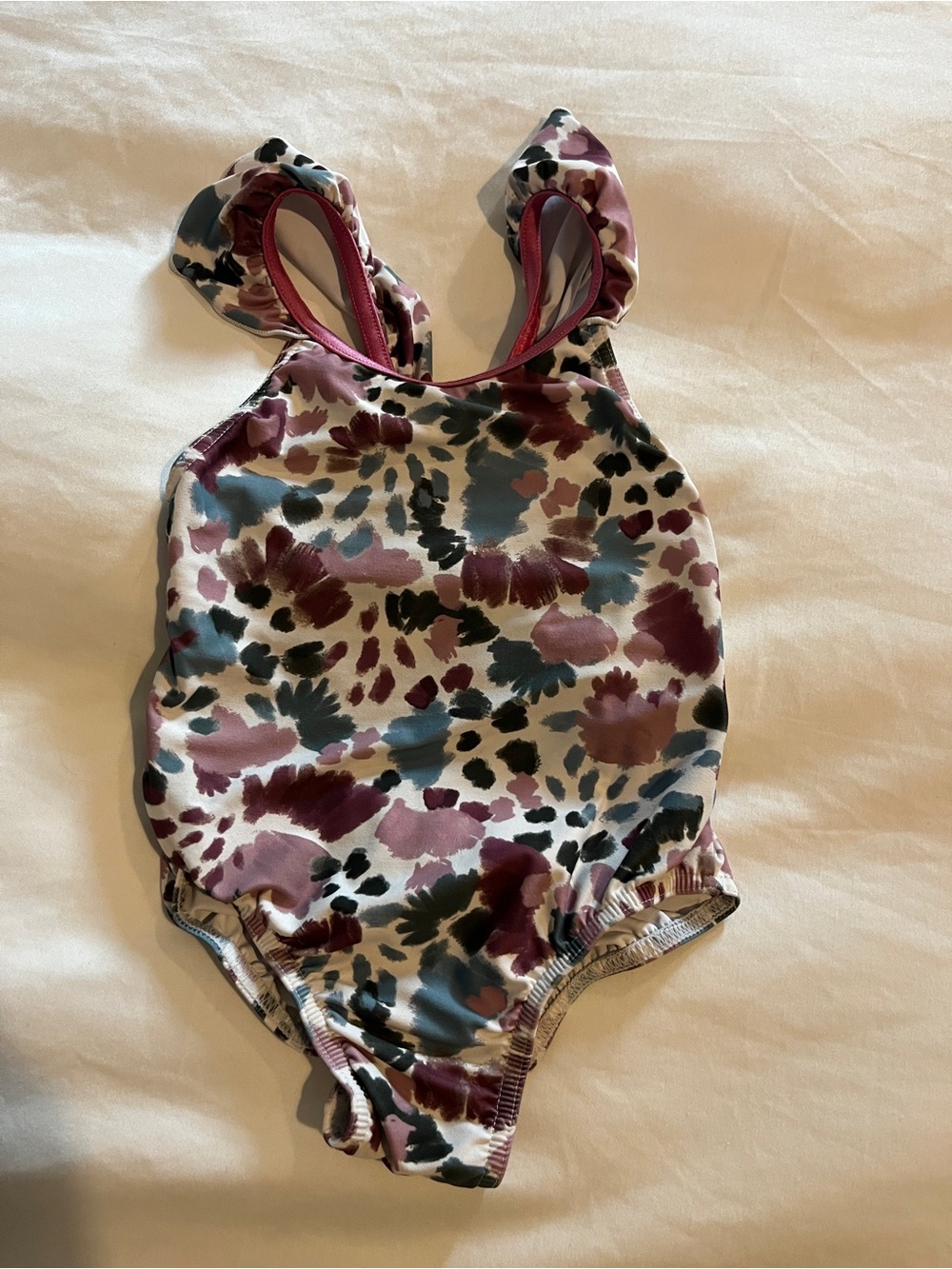 SUNCRACY RUFFLES PALERMO MULTICOLOR SWIMSUIT Size 4y
